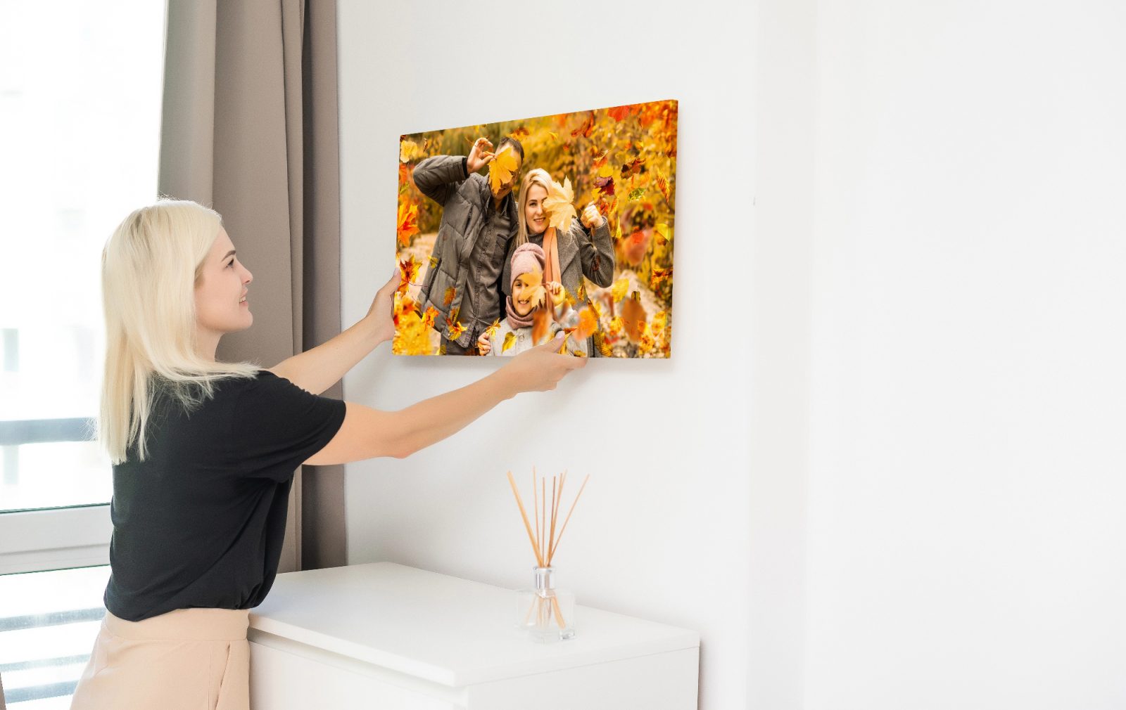 Tisk na platno je odlična popestritev